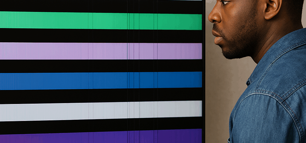 Listras na tela da TV: o que pode ser, como resolver e evitar o problema